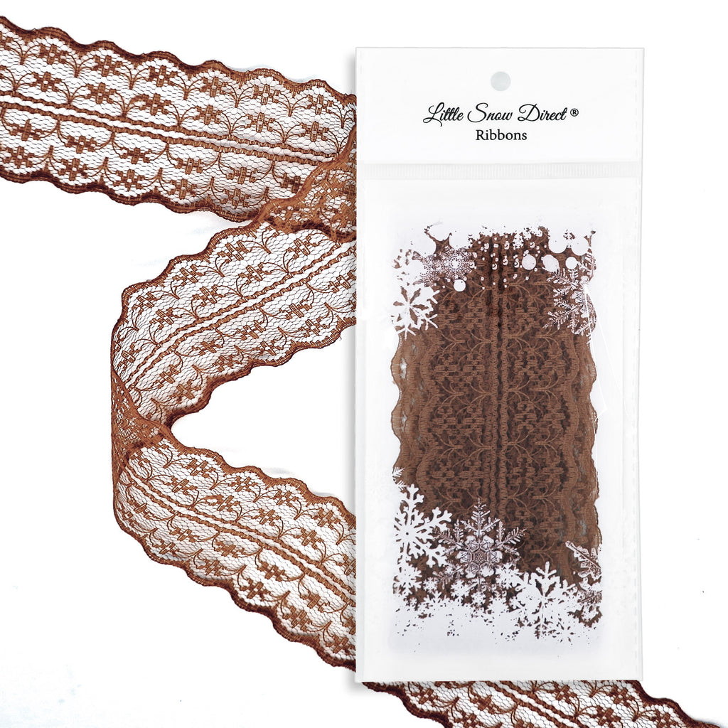 Brown 47mm Vintage Style Lace
