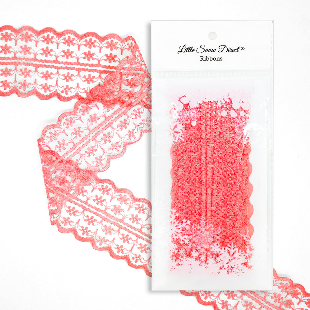 Coral 47mm Vintage Style Lace