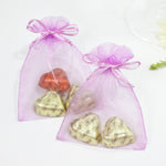 Lilac Organza Favour Bags - Pack of 10