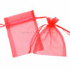 Coral Organza Favour Bags - Pack of 10