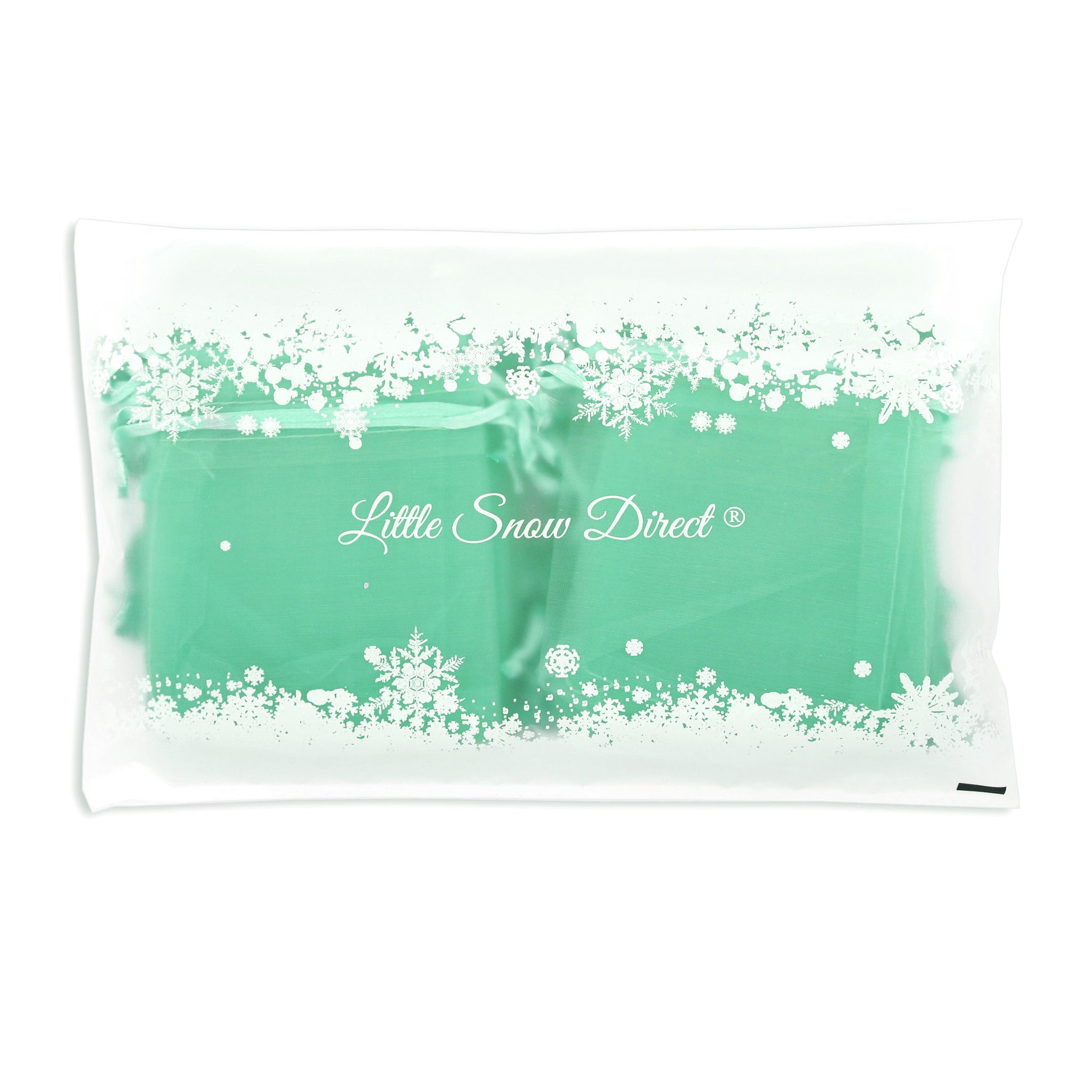 Teal Organza Favour Bags - Pack of 10