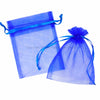 Royal Blue Organza Favour Bags - Pack of 10