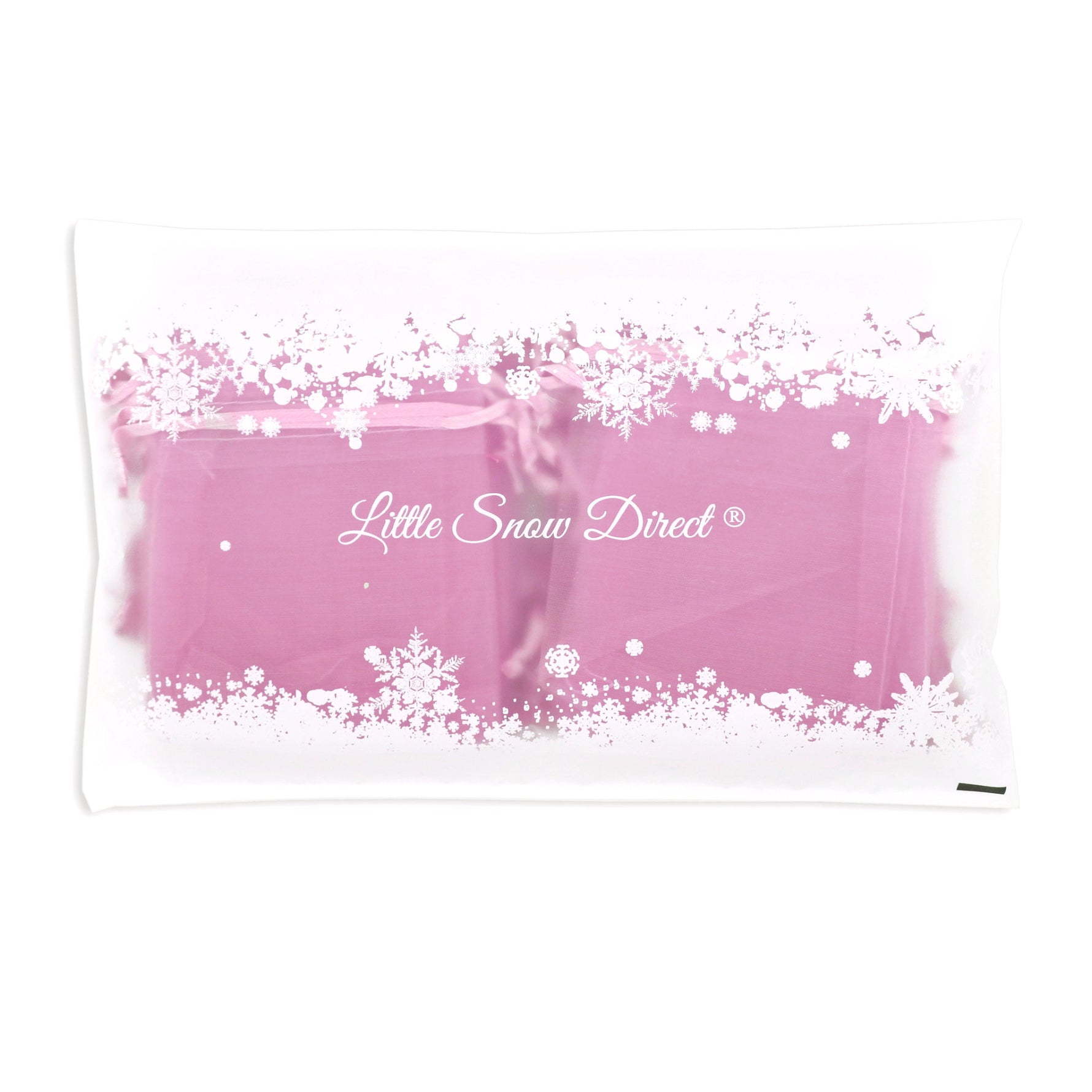 Baby Pink Organza Favour Bags - Pack of 10