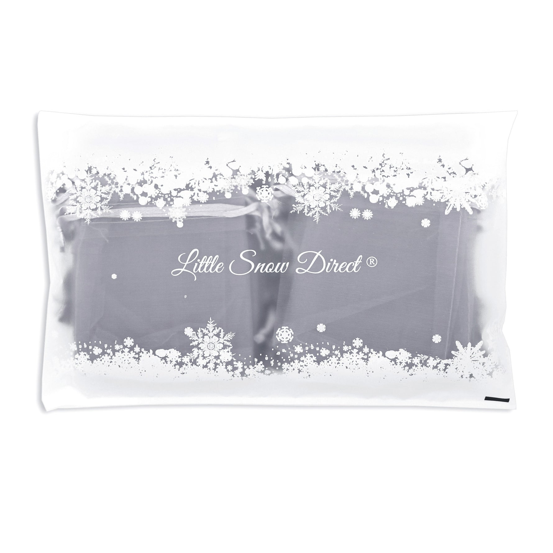 Silver Grey Organza Favour Bags - Pack of 10