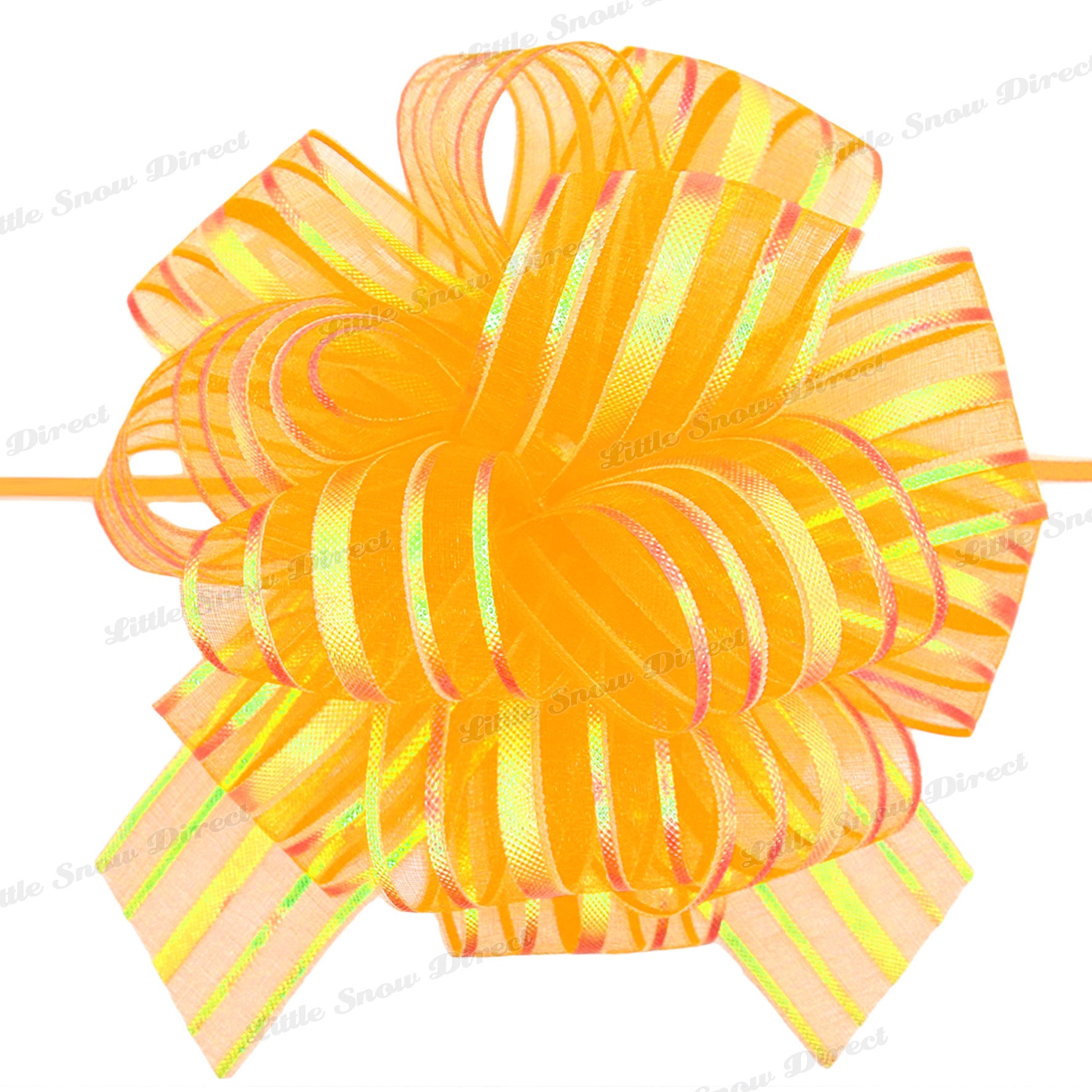 Gold Organza Ribbon Pull Bow