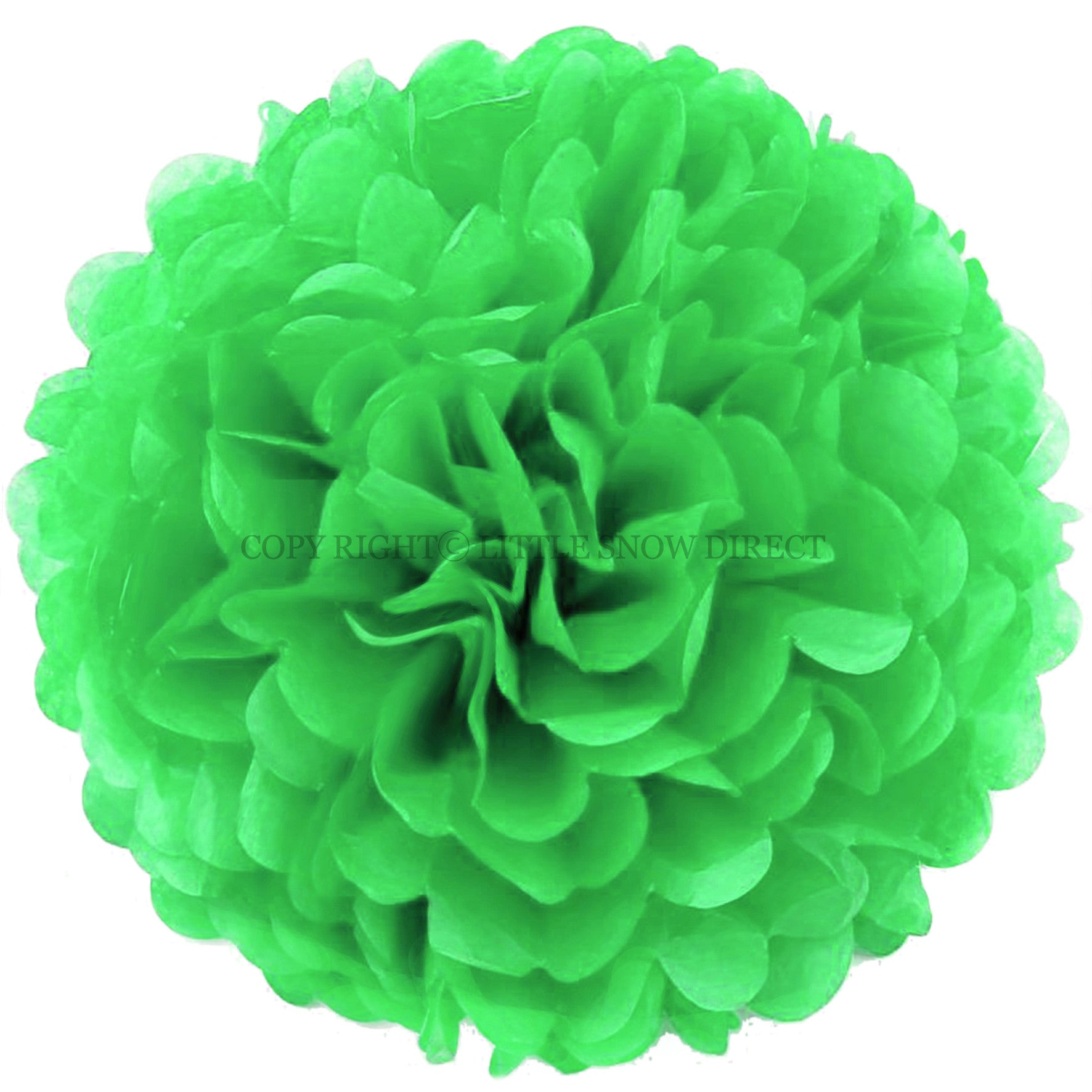 Tissue Paper Pompom Flowers