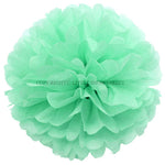 Mint Tissue Paper Pompoms Flower Ball (Single Pack)