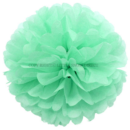Mint Tissue Paper Pompoms Flower Ball (Single Pack)