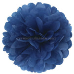 Navy Tissue Paper Pompoms Flower Ball (Single Pack)