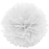 White Tissue Paper Pompoms Flower Ball (Single Pack)