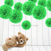 Apple Green Tissue Paper Pompoms Flower Ball (Single Pack)