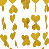 3M Sparkling Heart Shape Paper String Garland Hanging Bunting - Gold Glitter