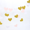 3M Sparkling Heart Shape Paper String Garland Hanging Bunting - White Pink Gold (Horizontal)