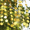 3M Sparkling Circle Disk Paper String Garland Hanging Bunting - Gold Glitter