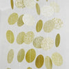 3M Sparkling Circle Disk Paper String Garland Hanging Bunting - Gold Glitter