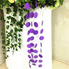3M Sparkling Circle Disk Paper String Garland Hanging Bunting - Purple Glitter