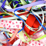 10 x 1 Metres Ribbon off cut Mixed bundle - Mixed Colours