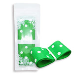 Emerald 38mm Polka Dot Grosgrain Ribbon