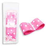 Hot Pink 38mm Polka Dot Grosgrain Ribbon