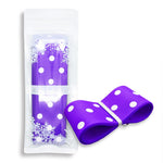 Purple 38mm Polka Dot Grosgrain Ribbon