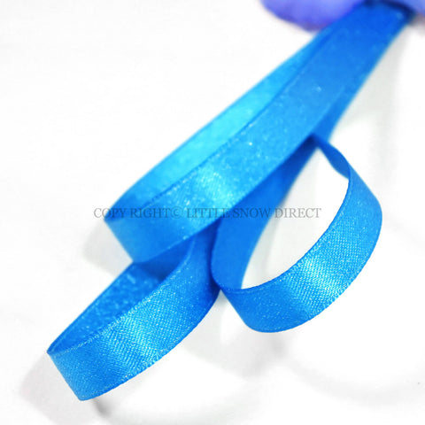 Turquoise Luxury Design Glitter Satin Ribbon-1Metre