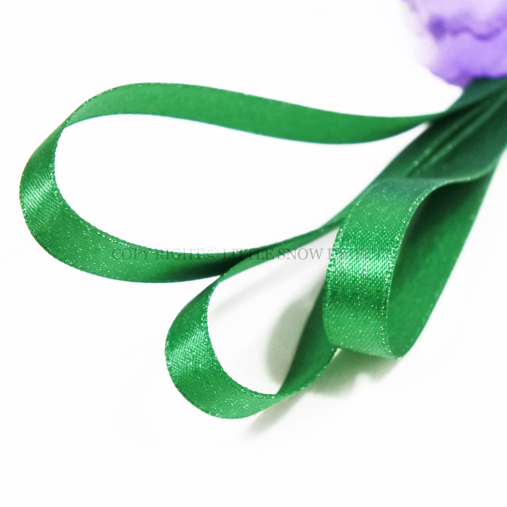 Emerald Luxury Design Glitter Satin Ribbon-1Metre