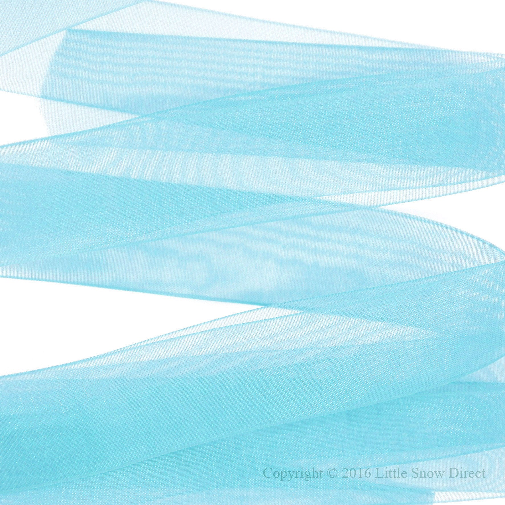 Baby Blue Organza Sheer Ribbon