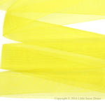 Lemon Organza Sheer Ribbon