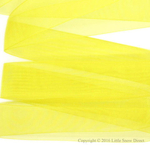 Lemon Organza Sheer Ribbon