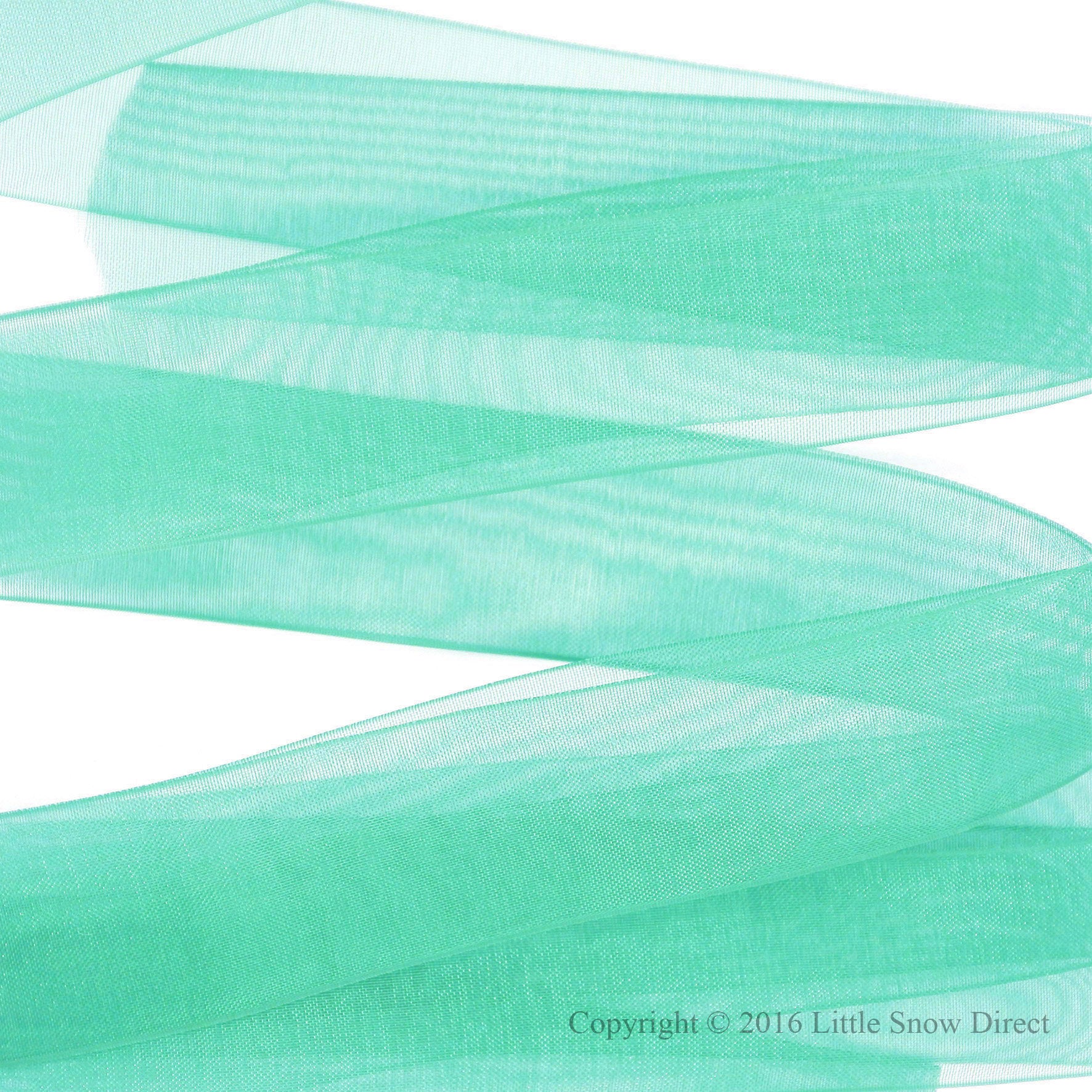 Mint Organza Sheer Ribbon