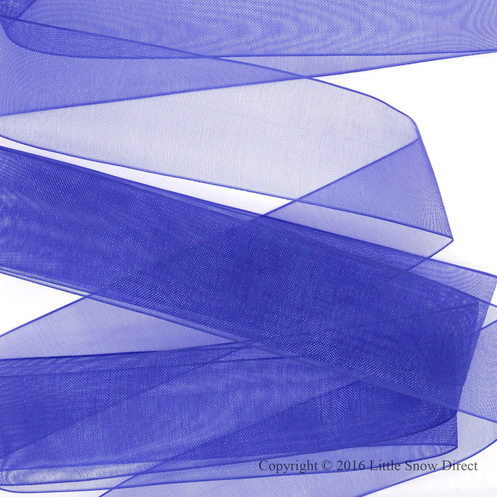 Royal Blue Organza Sheer Ribbon
