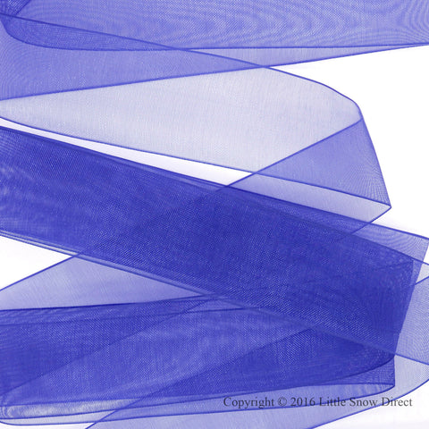 Royal Blue Organza Sheer Ribbon