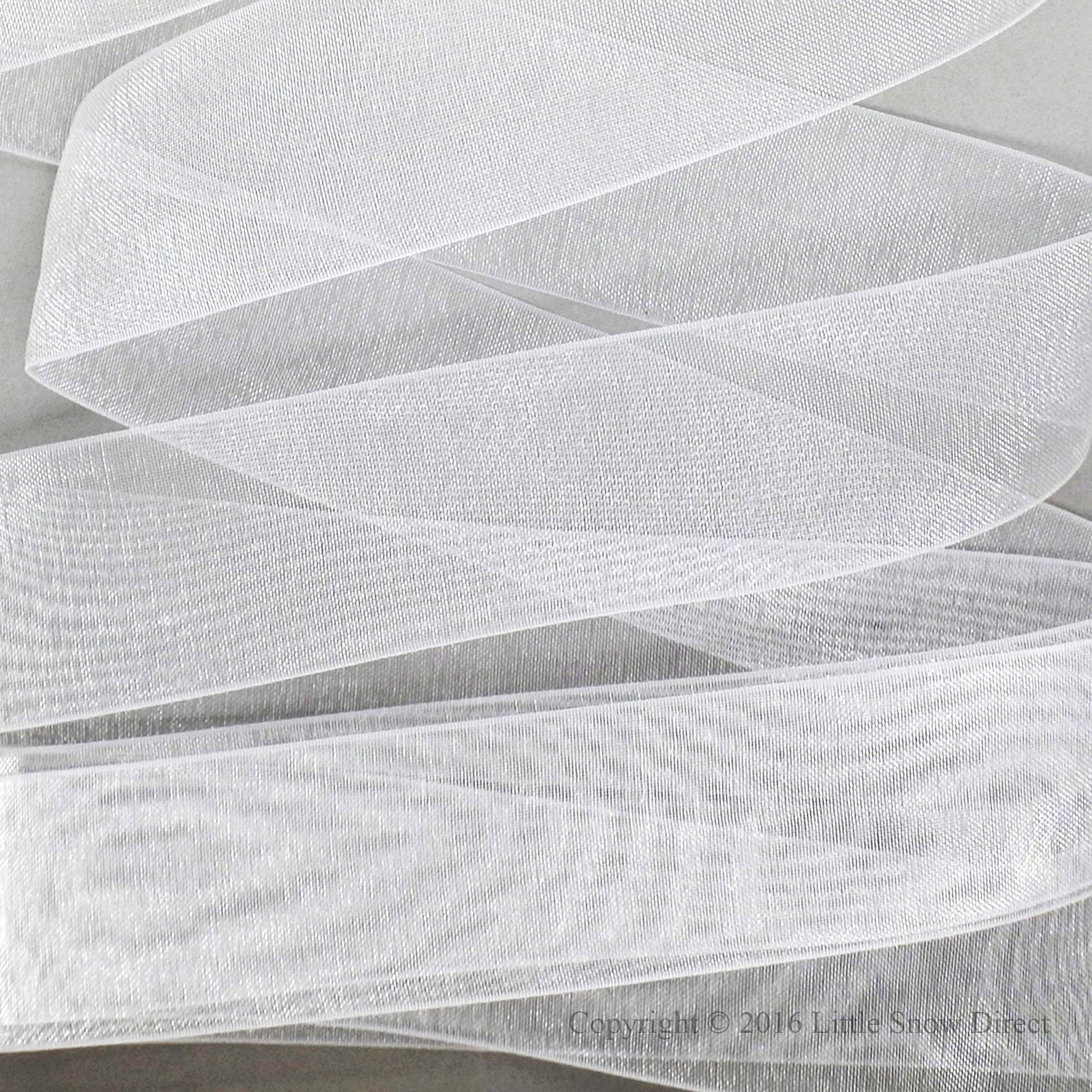 White Organza Sheer Ribbon