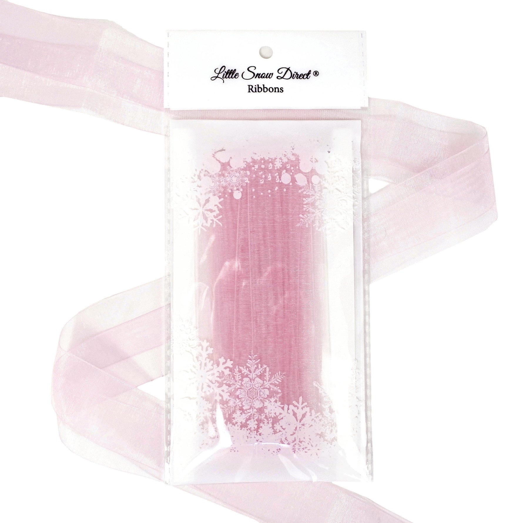 Baby Pink Organza Sheer Ribbon