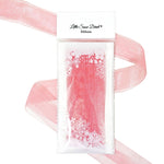 Coral Organza Sheer Ribbon