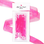 Cerise Organza Sheer Ribbon