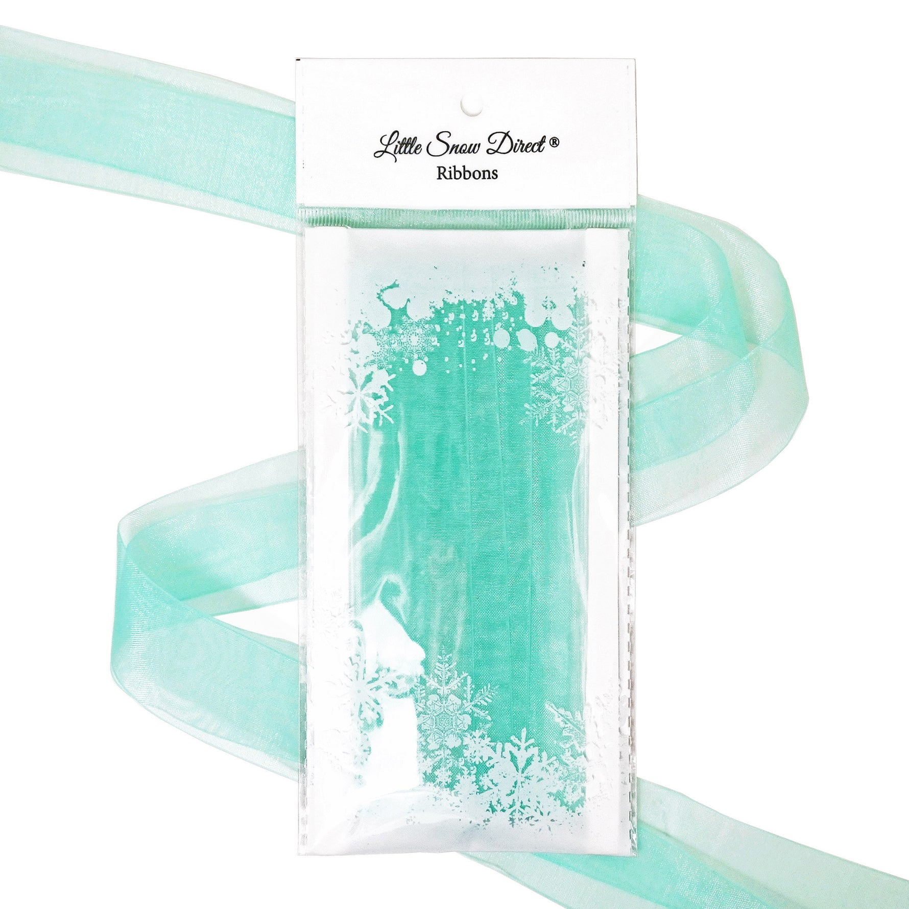 Mint Organza Sheer Ribbon