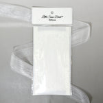 White Organza Sheer Ribbon