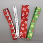 4 x 2 Metres Christmas Printed Ribbon Set (Set A)