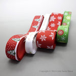 4 x 2 Metres Christmas Printed Ribbon Set (Set A)
