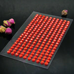 Red Self-Adhesive Stick On Rhinestone Gems (200pcs)