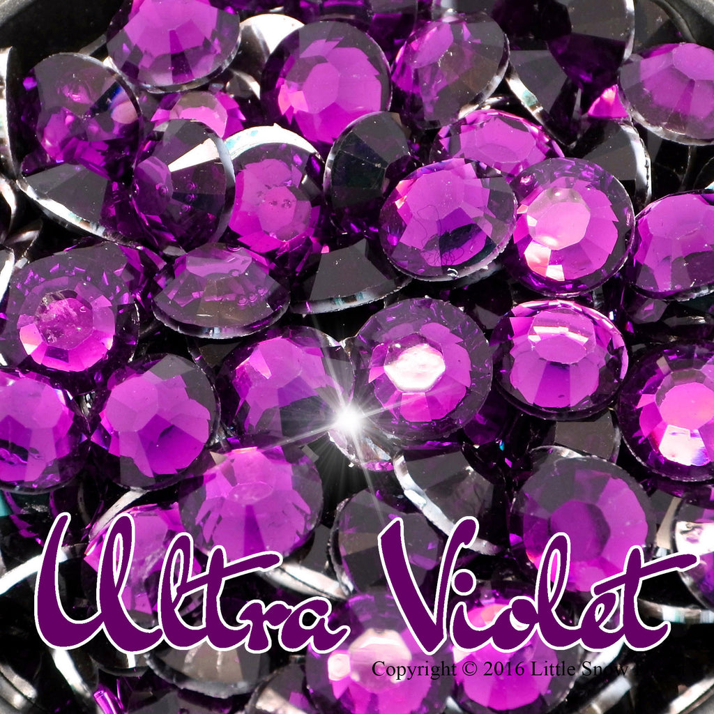 Ultra Violet Resin Flat Back Rhinestone Diamante Gems - 1000 pcs