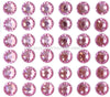 Rose Pink Self-Adhesive Stick On Rhinestone Gems (200pcs)