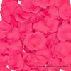 Fuchsia Pink Artificial Silk Rose Petal Confetti - Pack of 100