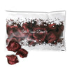 Sparkling Burgundy Artificial Silk Rose Petal Confetti  - Pack of 100