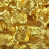 Metallic Gold Artificial Silk Rose Petal Confetti - Pack of 100