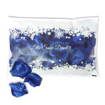 Sparkling Royal Blue Artificial Silk Rose Petal Confetti  - Pack of 100