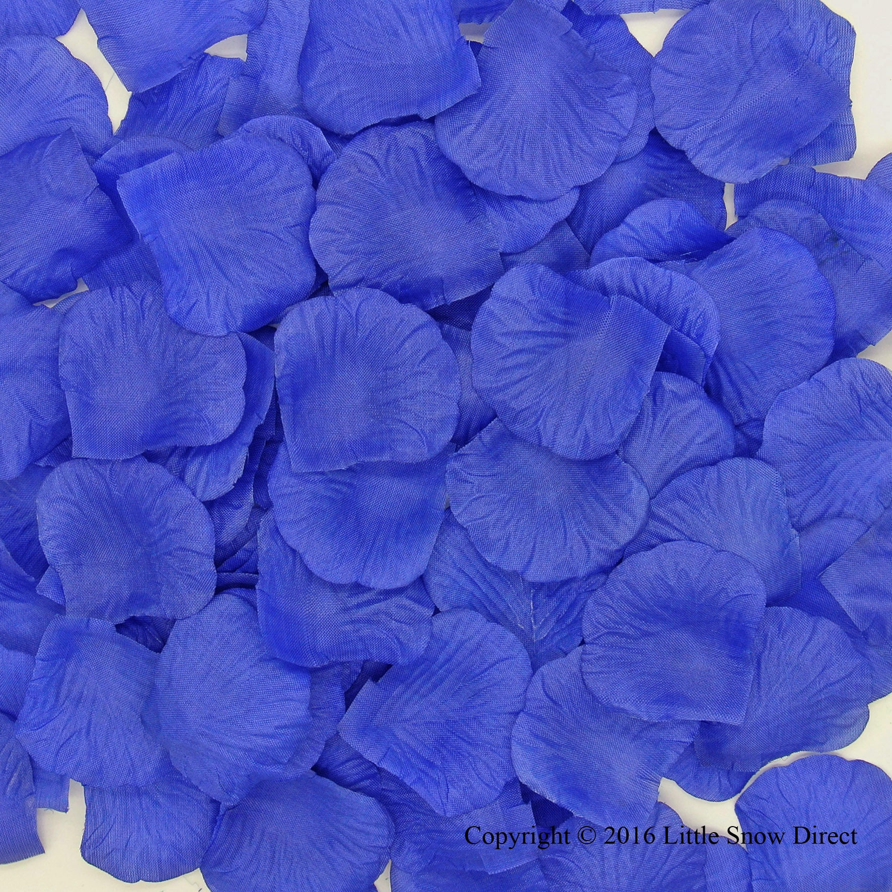 Dark Blue Artificial Silk Rose Petal Confetti - Pack of 100