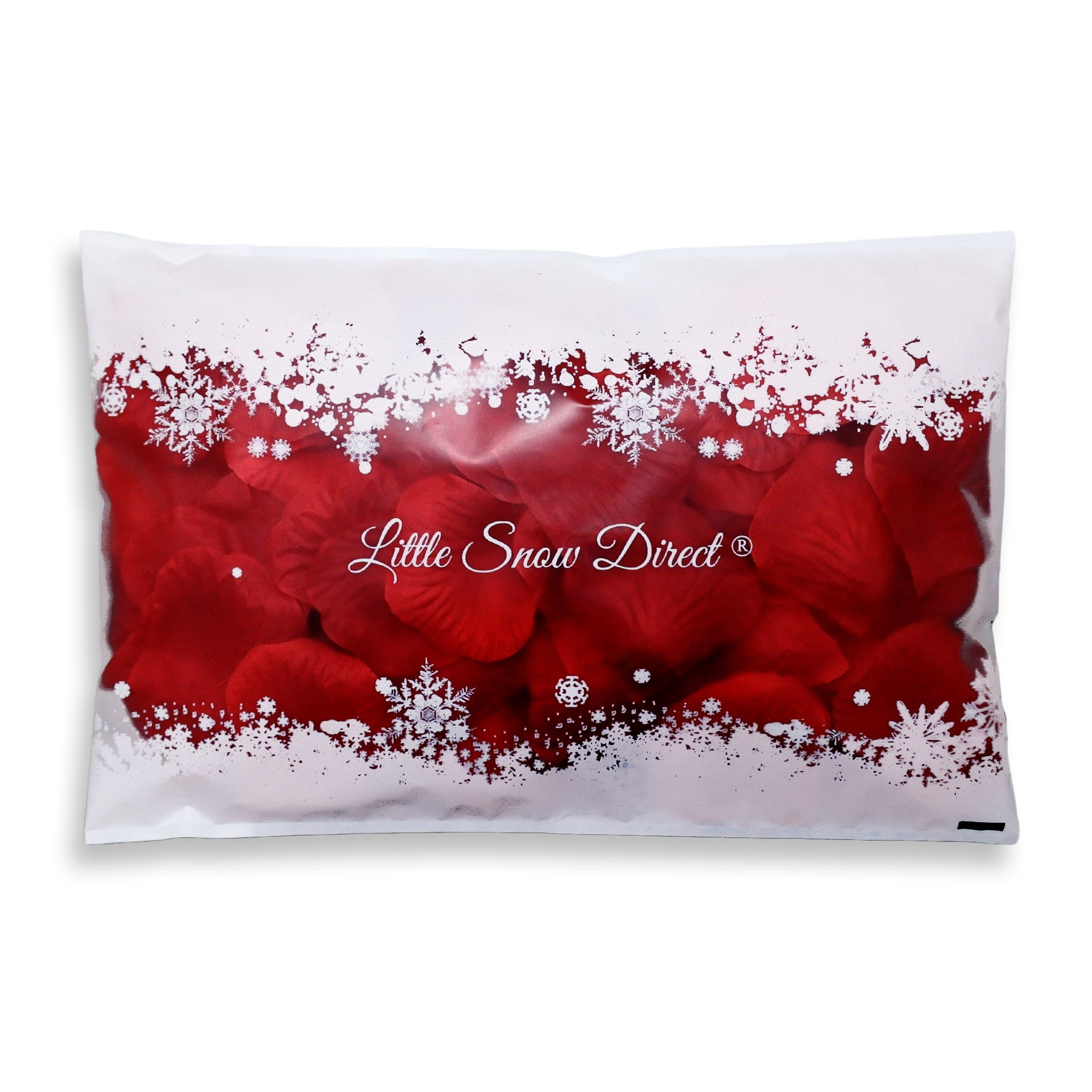 Burgundy Artificial Silk Rose Petal Confetti - Pack of 100