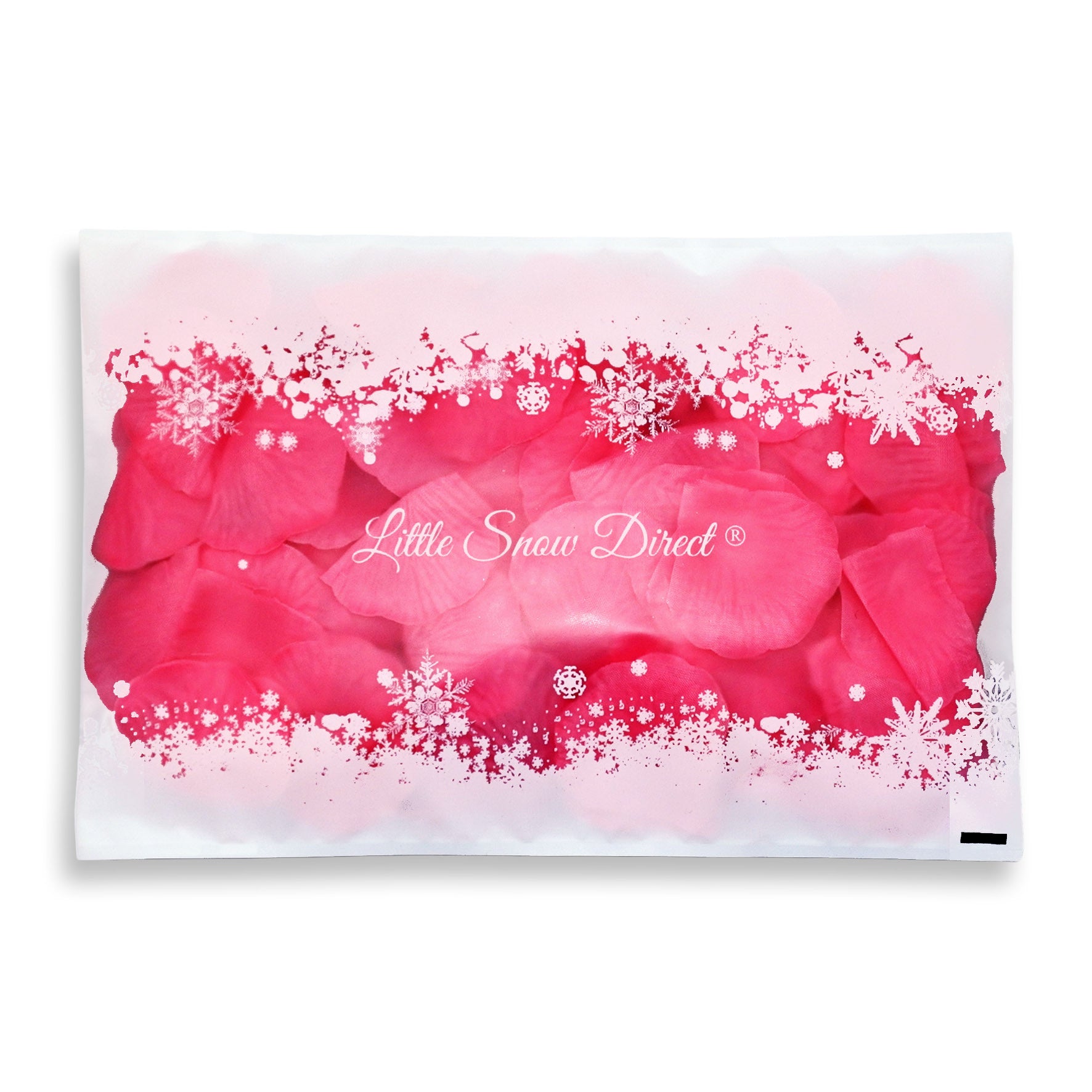 Fuchsia Pink Artificial Silk Rose Petal Confetti - Pack of 100